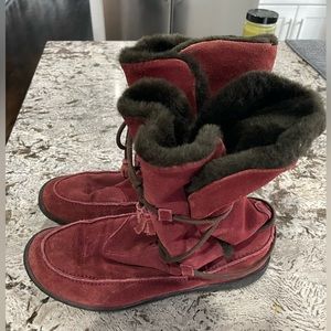Contact Earth Suede Camper Boots, size 39